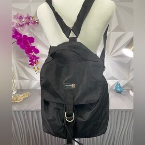 EUC DOLCE & GABBANA LARE BLACK NYLON BACPACK